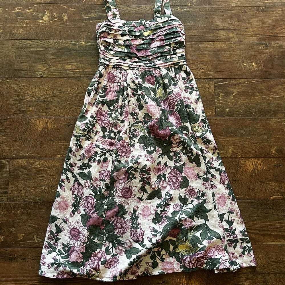 Abercrombie & Fitch Floral Dress - Pink and Green